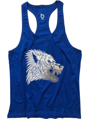 Bluu Wang Fitness Gym Tank Top Sporcu Atleti