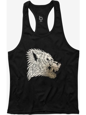 Bluu Wang Fitness Gym Tank Top Sporcu Atleti