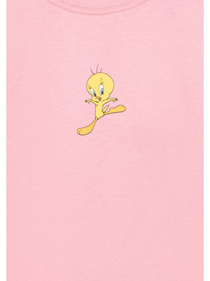 Tweety Baskılı Pembe TIŞÖRT7610247-71027