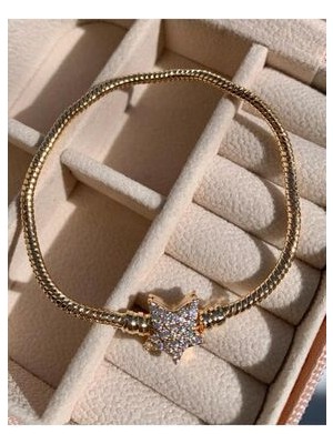 Frappant Jewelry Yıldız Charm Paslanmaz Çelik Bileklik