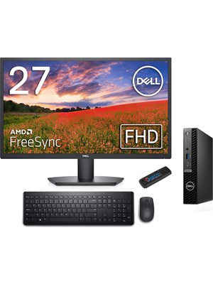 Dell Pc Optıplex 7020MFF Intel Core I5-14500T 96GB Ddr5 256GB SSD WINDOWS11HOME 27" Fullhd Mon. Masaüstü Bilgisayar CN007O7020MFF56+ZETTAUSBBELLEK