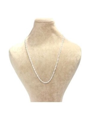 Agai Silver Singapur Zincir Modeli Gümüş Kolye