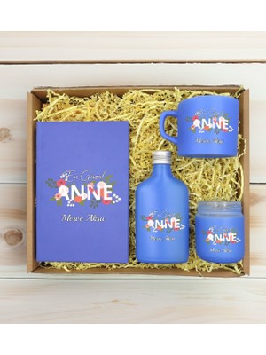 Bk Gift Kişiye Özel İsimli Dtf Anne Temalı Hediye Seti