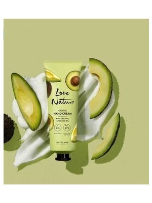 Oriflame Love Nature Besleyici El Kremi Organik Avokado Yağı İçerir Hızlı Emilim ve Nemlendirme