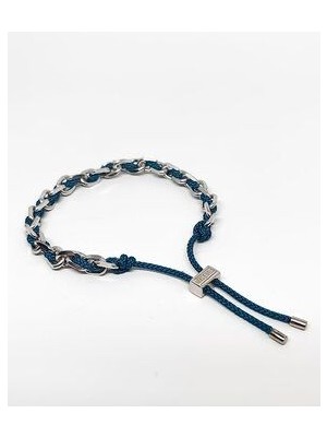 Meks Jewels Gümüş Paracord Bileklik