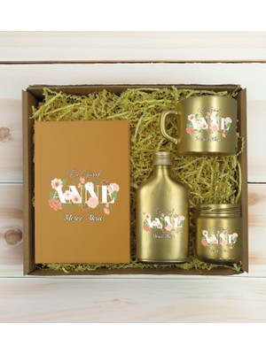 Bk Gift Kişiye Özel İsimli Dtf Anne Temalı Hediye Seti