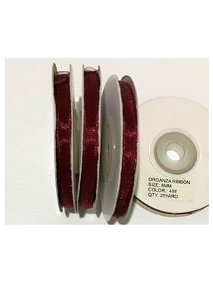 öztürk Organza (Organze) Kurdele 6MMX25METRE 1 Adet.