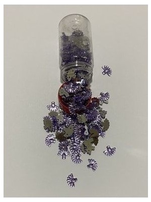 öztürk Oya, Havlu, Abiye ve Halay Mendili El Işleme Taş Görünümlü Yelpaze Plastik Pul. Renk No:13