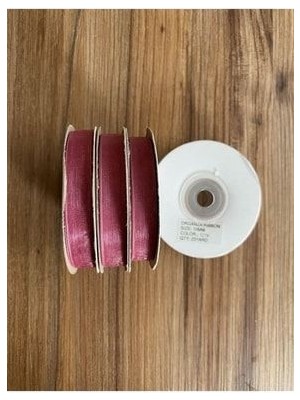 öztürk Organza (Organze) Kurdele 1CMX25METRE 1 Adet.