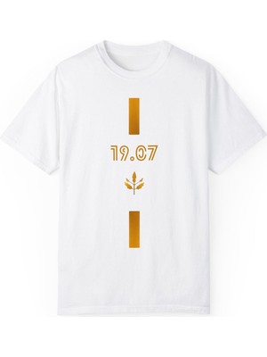 Young Fit 1907 Baskılı  Oversize Tişört