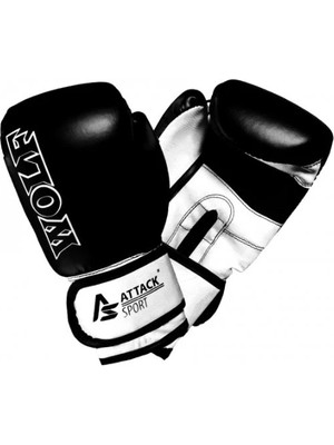Attack Sport Wolf Boks Eldiveni Yüksek Performanslı Suni Deri Kaplama ile Güvenli Antrenman İçin