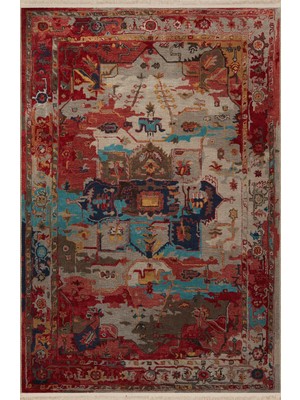 Rugs Modern Çok Renkli Soyut Geleneksel Motif Desenli Kreatif Vintage Dekoratif Halı 2979