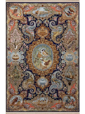 Rugs Modern Çok Renkli Geleneksel Motif Etnik Desenli Kreatif Vintage Dekoratif Halı 2588