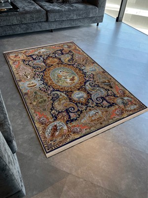 Rugs Modern Çok Renkli Geleneksel Motif Etnik Desenli Kreatif Vintage Dekoratif Halı 2588