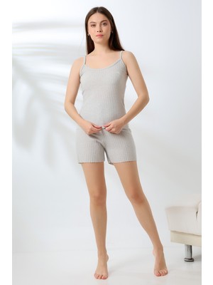 Dies Fitilli Ip Askılı Şortlu Takım 21789 Karmelanj