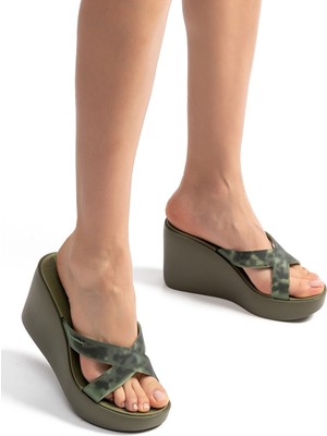 Ipanema High Fashion Slide Kadın Terlik Yeşil 35/40