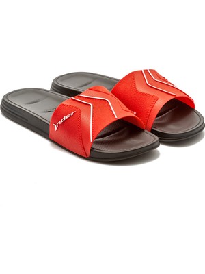 Rider Free Slide Erkek Terlik Siyah- Kırmızı 39/46