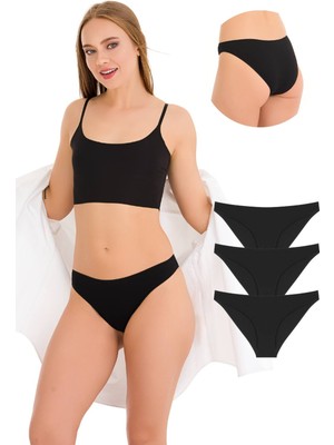 10010 Slip 3'lü Bikini Külot Paketi 10010-V2