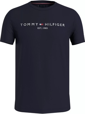 Tommy Hilfiger Erkek Im Core Tommy Logo Lacivert T-Shirt