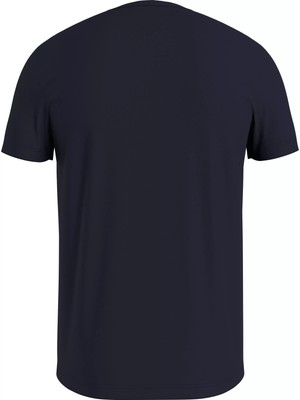 Tommy Hilfiger Erkek Im Core Tommy Logo Lacivert T-Shirt