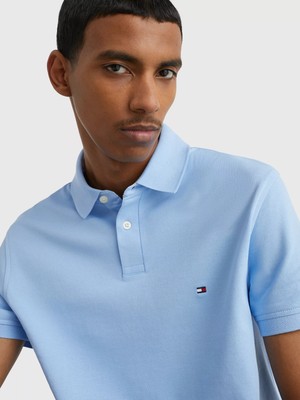 Tommy Hilfiger Erkek 1985 Regular Polo Polo Mavi T-Shirt