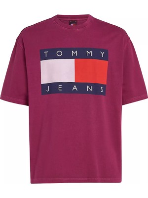 Tommy Hilfiger Erkek Tjm Ovz Bıg Flag Tee Ext T-Shirt