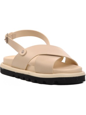 Ayakmod 150 Bej Kadın Sandalet