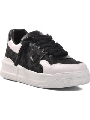 Ayakmod Premium 1306 Siyah-Beyaz Erkek Sneaker
