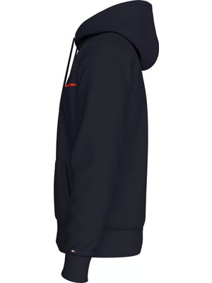 Tommy Hilfiger Erkek Hılfıger Strıpe Terry Hoody Sweatshirt-Lacivert