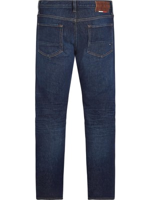 Tommy Hilfiger Erkek Slım Bleecker Pstr Benton Blue Jean Pantolon-Lacivert