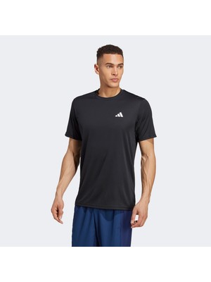 Adidas Training Essentials Erkek Siyah Antrenman T-Shirt.-