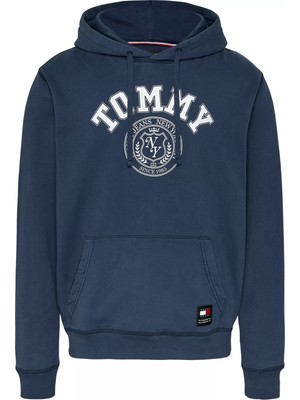 Tommy Hilfiger Erkek Tjm Reg Washed Prep Explr Hoodıe Sweatshirt