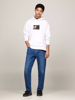 Tommy Hilfiger Erkek Tjm Rlx Graffıtı Sıgnature Hood Sweatshirt