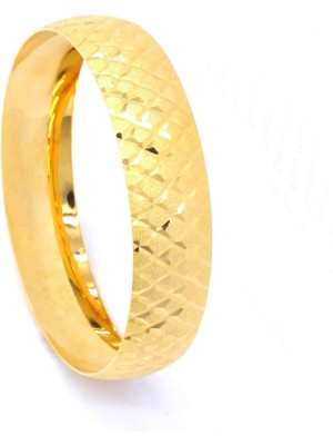 Bz Burgu Zincir Bz 22 Ayar Altın Kaplama 15 mm Baklava Desenli Bilezik BLZ-1262