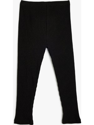 Koton Basic Tayt Beli Lastikli Kaşkorse Pamuklu