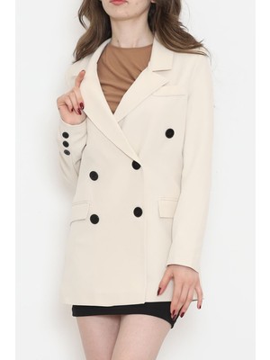 Kinoedze Blazer Ceket Bej - 80027.683.