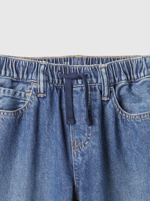 Gap Erkek Çocuk Mavi Original Straight Pull-On Jean Pantolon