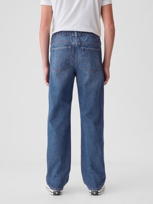 Gap Erkek Çocuk Mavi Original Straight Pull-On Jean Pantolon