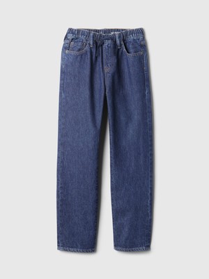 Gap Erkek Çocuk Siyah Original Straight Pull-On Jean Pantolon