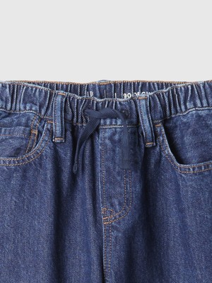 Gap Erkek Çocuk Siyah Original Straight Pull-On Jean Pantolon