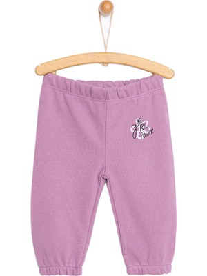 HelloBaby Basic Üç Iplik Baskılı Eşofman Alt Kız Bebek