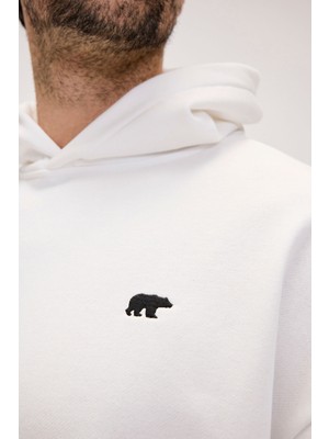 Bad Bear Drake Os Erkek Beyaz Sweatshirt 24.02.12.014-C04