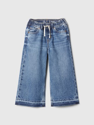 Gap Kız Bebek Mavi Bağcıklı Pull-On Baggy Jean Pantolon