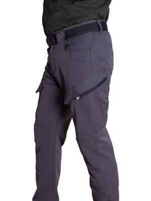 Nikbin Tactical Outdoor Pantolon Yazlık Likralı Füme Rengi