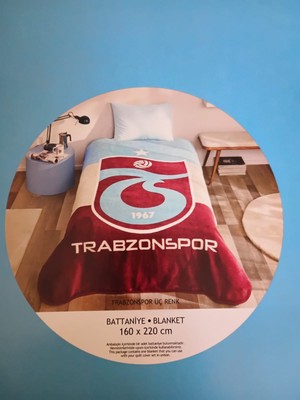 Zorlu Lisanslı Trabzonspor Battaniye Tek Kişilik