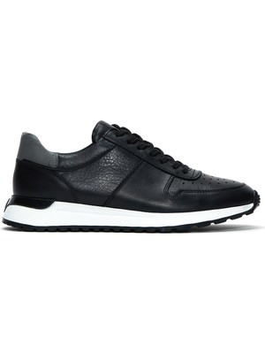 Derimod Erkek Siyah Bağcıklı Casual Sneaker 24WFD6405FT