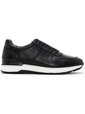 Derimod Erkek Siyah Bağcıklı Casual Sneaker 24WFD670818