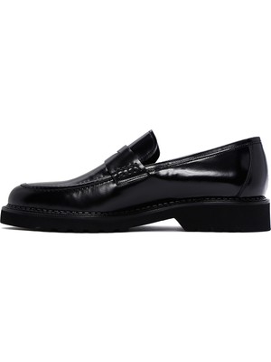 Derimod Erkek Siyah Casual Loafer 24WFD704322