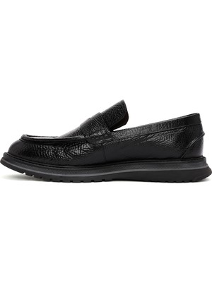 Derimod Erkek Siyah Casual Loafer 24WFD6713FT