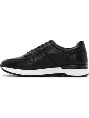 Derimod Erkek Siyah Bağcıklı Casual Sneaker 24WFD670818